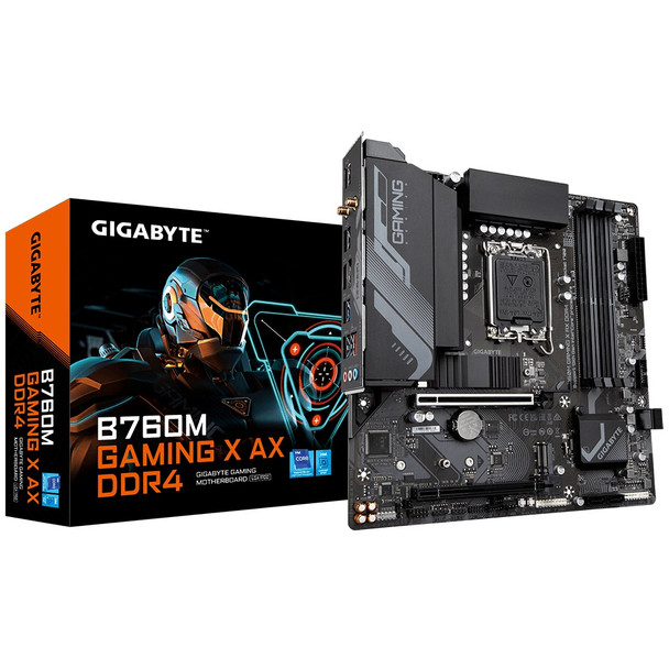 Buy the Gigabyte B760M Gaming X AX DDR4 LGA1700 MATX Motherboard ( B760M Gaming X AX DDR4 ). Shop online at Extremepc.co.nz