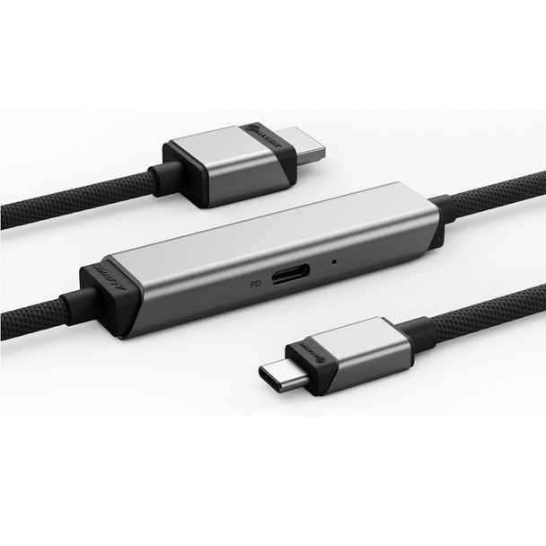 Buy the Alogic Ultra USB-C to HDMI with 100W PD Cable Male to Male 2m ( ULCHDPD02-SGR ). Shop online at Extremepc.co.nz