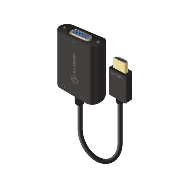 Buy the Alogic 15cm HDMI Male to VGA Female Adapter With 3.5mm Audio ( HDMI-VGA-AD-ADP ). Shop online at Extremepc.co.nz