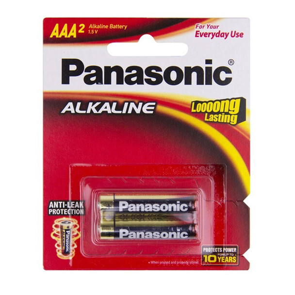 Buy the Panasonic AAA Alkaline Battery 2 Pack ( LR03T/2B ). Shop online at Extremepc.co.nz