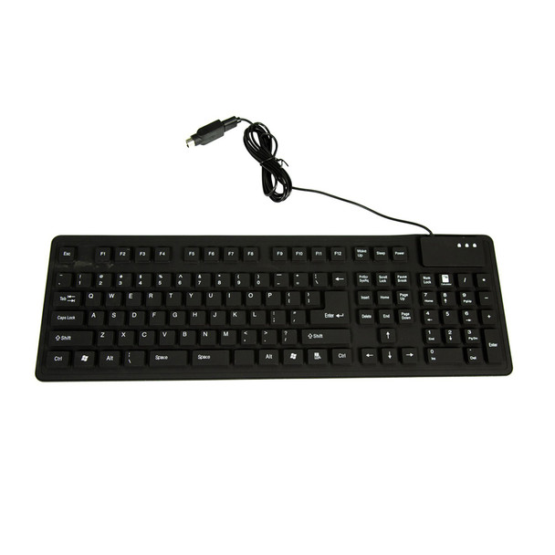 Buy the Dynamix USB Mini Flexible Keyboard - 109 keys, Black ( KEY-FOLDUSB02 ). Shop online at Extremepc.co.nz