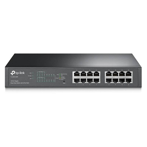 Buy TP-Link TL-SG1016PE 16 Port Gigabit Easy Smart Switch with 8 Port PoE+ at the best price from Extremepc Online Store