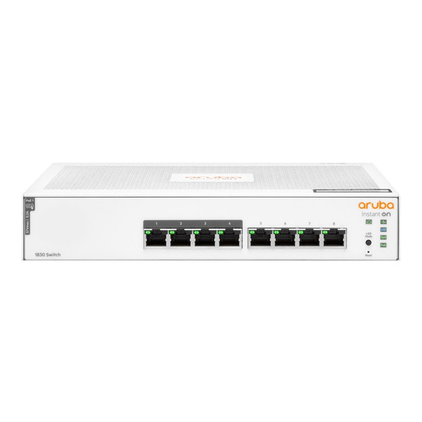 Buy the Aruba Instant On 1830 8-Port Class 4 PoE 65W Switch ( JL811A ). Shop online at Extremepc.co.nz