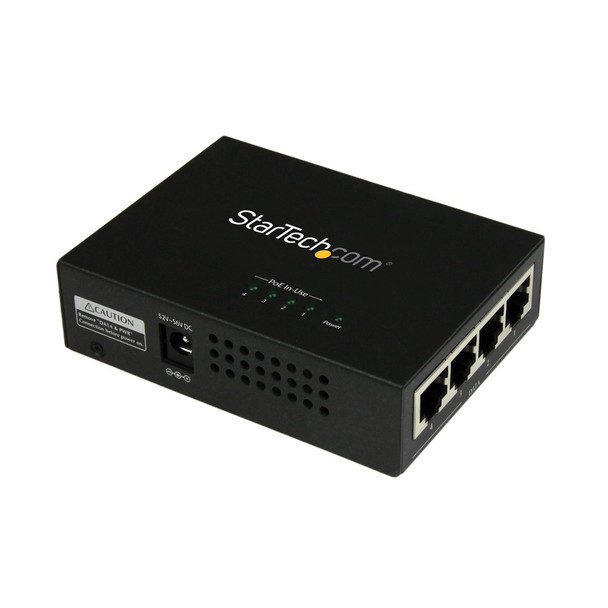 Buy the StarTech 4-Port Gigabit Midspan PoE+ Injector ( POEINJ4G ). Shop online at Extremepc.co.nz