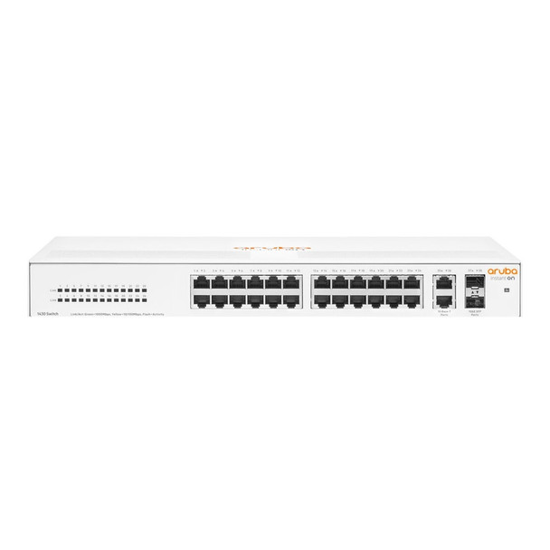 Buy the Aruba Instant On 1430 26-Port & 2-Port SFP Switch ( R8R50A ). Shop online at Extremepc.co.nz