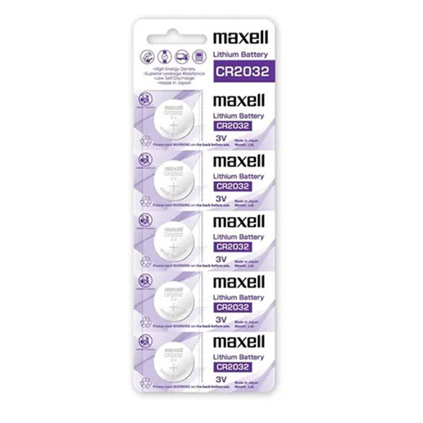 Buy the Maxell CR2032 Lithium Battery CR2032 3V coin Cell - 5 Pack ( MXCR2032 ). Shop online at Extremepc.co.nz