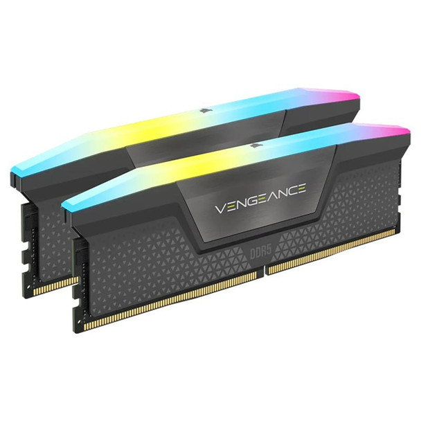 Buy the Corsair Vengeance RGB 32GB (2x 16GB) DDR5 5600MHz C36 Desktop Memory - AMD Expo ( CMH32GX5M2B5600Z36K ). Shop online at Extremepc.co.nz