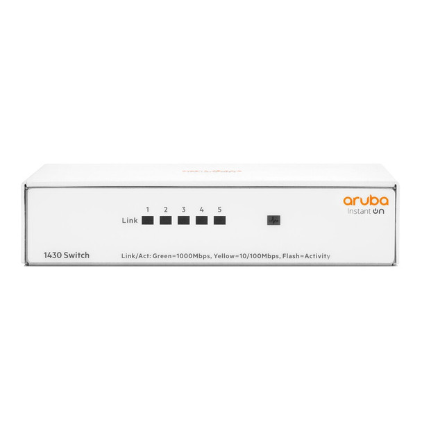 Buy the Aruba Instant On 1430 5-Port RJ45 Unmanaged Switch ( R8R44A ). Shop online at Extremepc.co.nz