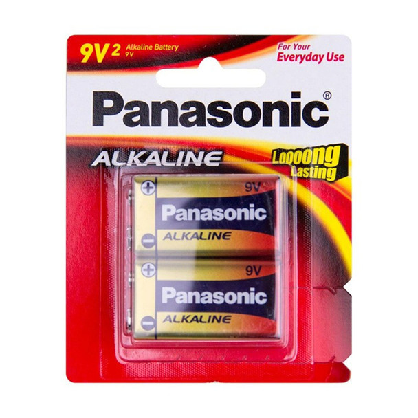 Buy the Panasonic Long Lasting Alkaline Batteries - 2 Pack, 9V ( 6LR61T/2B ). Shop online at Extremepc.co.nz