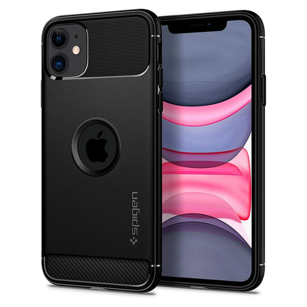 Buy the Spigen iPhone 11 6.1" Rugged Armor Case - Black ( 076CS27183 ). Shop online at Extremepc.co.nz