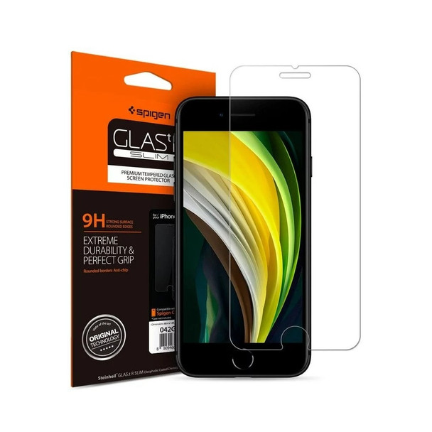 Buy the Spigen iPhone SE (3rd/2nd Gen)/8/7 Premium Tempered Glass Screen Protector ( AGL01374 ). Shop online at Extremepc.co.nz