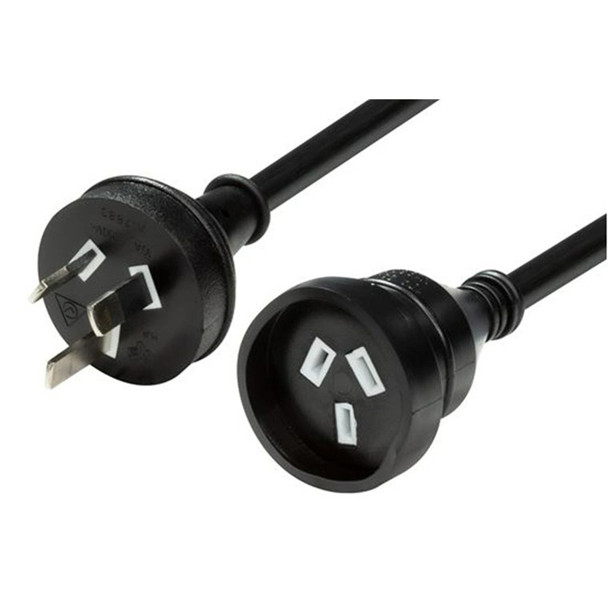 Buy the Dynamix 2M 240v 10A Standard Duty Power Extension Lead (3 Core 1.0mm ) - Black ( PEXT2MBK ). Shop online at Extremepc.co.nz