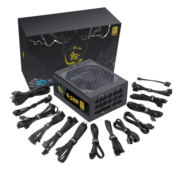 Buy the Segotep KL-1250G 1250W KunLun 80 Plus Gold ATX3.0 Full Modular Power Supply - Black ( KL1250G ATX3.0 ). Shop online at Extremepc.co.nz