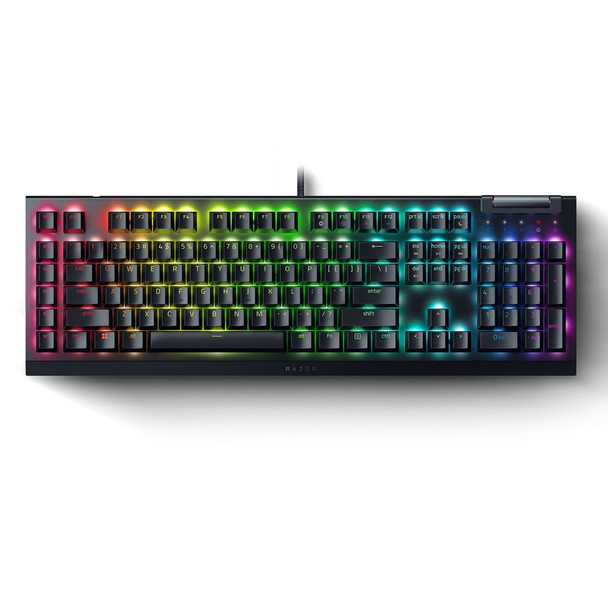 Buy the Razer Blackwidow V4 X Mechanical Gaming Keyboard - Razer Clicky Green Switches ( RZ03-04700100-R3M1 ). Shop online at Extremepc.co.nz