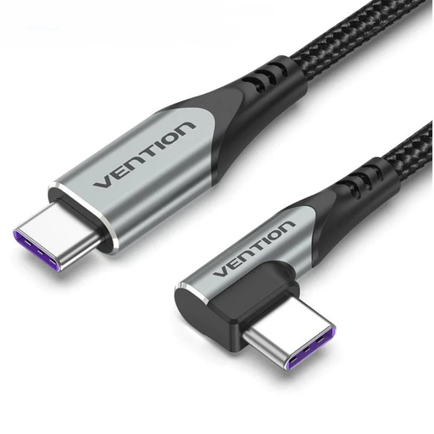 Buy the Vention TAKHH USB 2.0 C Male Right Angle to C Male 5A Cable 2M Gray Aluminum Alloy Type ( VEN-TAKHH ). Shop online at Extremepc.co.nz