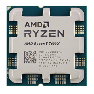 AMD Ryzen 5 7600X CPU 6 Core / 12 Thread 38MB Cache AM5 Socket