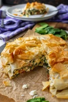 Rustic Spinach & Feta Pastry