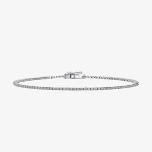 Thin Diamond Tennis Bracelet