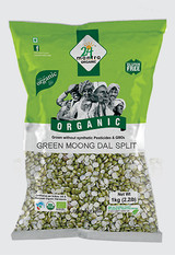 24 Mantra Green Moong Dal Split, 2 LB
