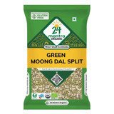 24 Mantra Green Moong Dal Split, 2 LB