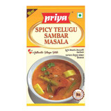 Priya Spicy Telugu Sambar Masala, 100 Grams