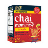 Tea India Unsweetened Chai Moments Masala (10 Sachets), 120 Grams