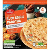 Haldiram's Aloo Gobhi Paratha Frozen, 4 Pieces