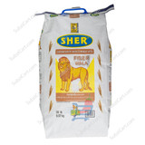 Sher Fiber Atta Whole Wheat, 20 Lb