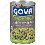 Goya Organic Tender Sweet Peas, 15 Oz