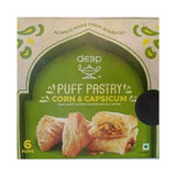 Deep Puff Pastry Corn Capsicum Frozen, 360 Grams