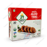 24 Mantra Organic Aloo Tikki Frozen , 400 Grams