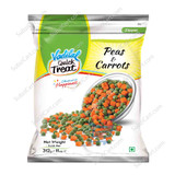 Vadilal Peas And Carrots Frozen, 312 Grams