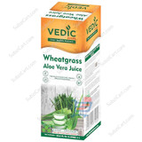 Vedic Juices Wheatgrass Aloe Vera Juice, 1 Ltr