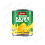 Ingrano Kesar Mango Pulp Unsweeted, 850 Grams