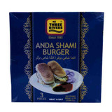 Three Rivers Anda Shami Burger Frozen, 960 Grams