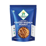 24 Mantra Org Coated Masala Peanut, 150 Grams