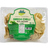 Ramji Damodar Green Chilli Rice Crackers, 150 Grams