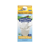 Stonyfield Org Reduced Fat Milk, 1/2 Gal