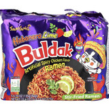 Buldak Habanero Lime Spicy Chicken Flavo, 675 Grams