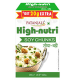Patanjali High Nutri Soya Chunks, 220 Grams