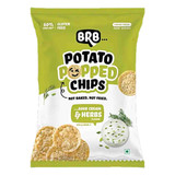 BRB Potato Popped Chips Sour Cream Herbs, 48 Grams