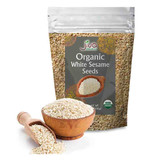 Jiva Org White Sesame Seeds, 1 Lb