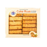 Kcb Vegetarian Almond Cake Rusk, 20 Oz