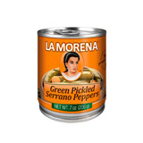 La Morena Green Pickled Serrano Pepper, 7 Oz