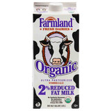 Farmland Org Reduced Fat Milk Frozen, 1/2 GAL