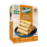 Kaiser Chicken Spring Rolls Frozen, 1 Lb