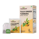 Vedaone Tulsi Ginger Turmeric Tea Bags, 25 PCs