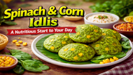 Healthy Recipe: Spinach and Corn Idlis for a Nutritious Start