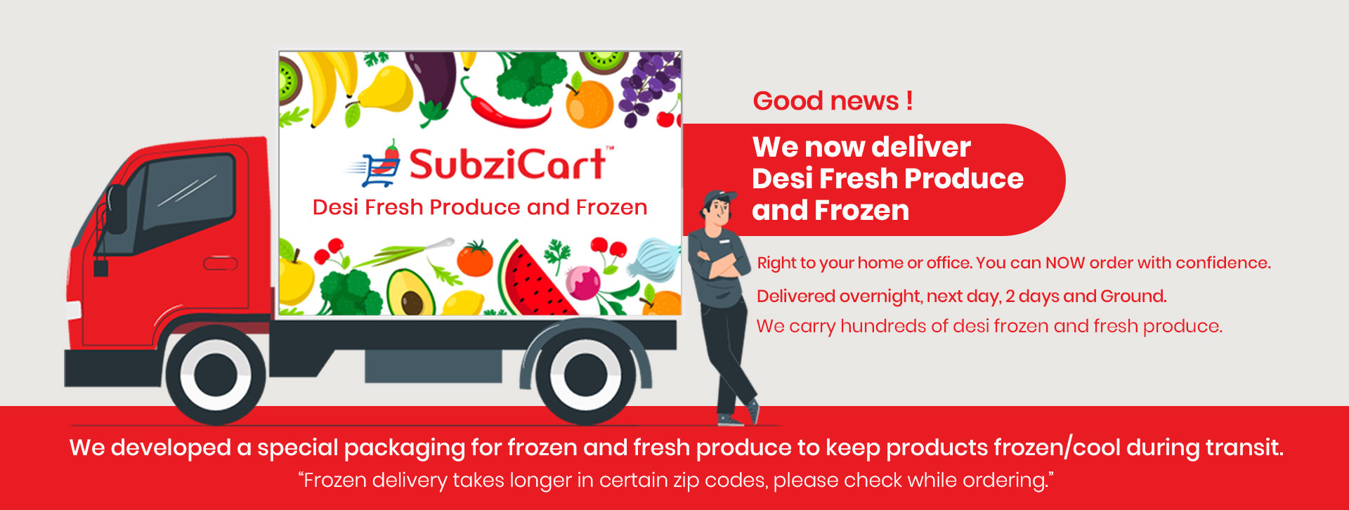 Fresh and Frozen Products - Banner