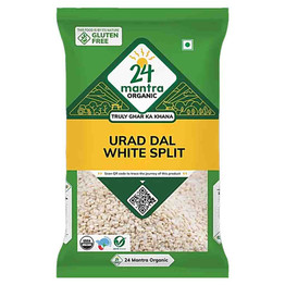 24 Mantra Urad Dal White Split, 2 LB